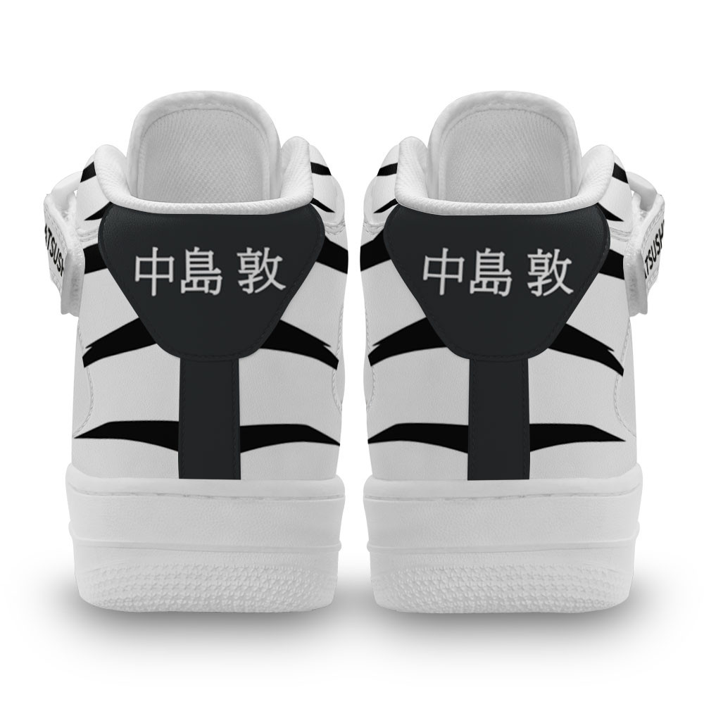 Atsushi Nakajima Sneakers Air Mid Custom Bungo Stray Dogs Anime Shoes