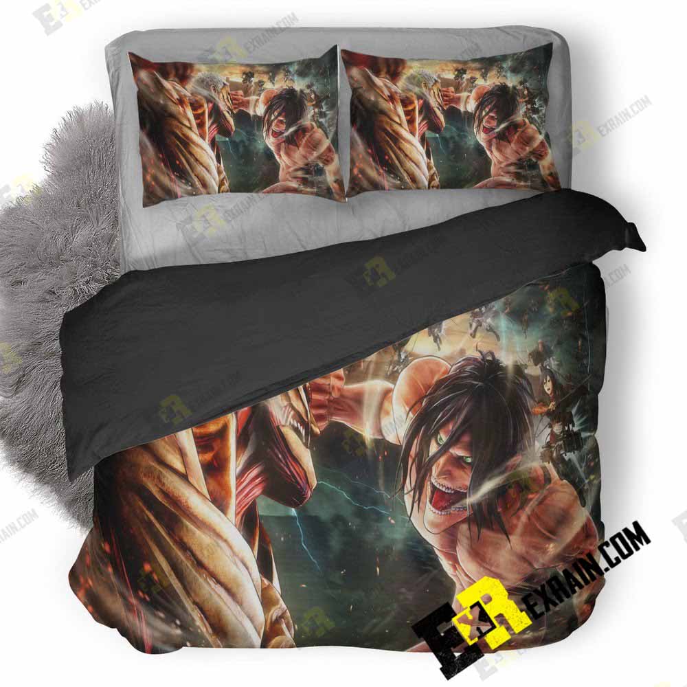 Attack On Titan A2 3D Customized Duvet Cover Bedding Set