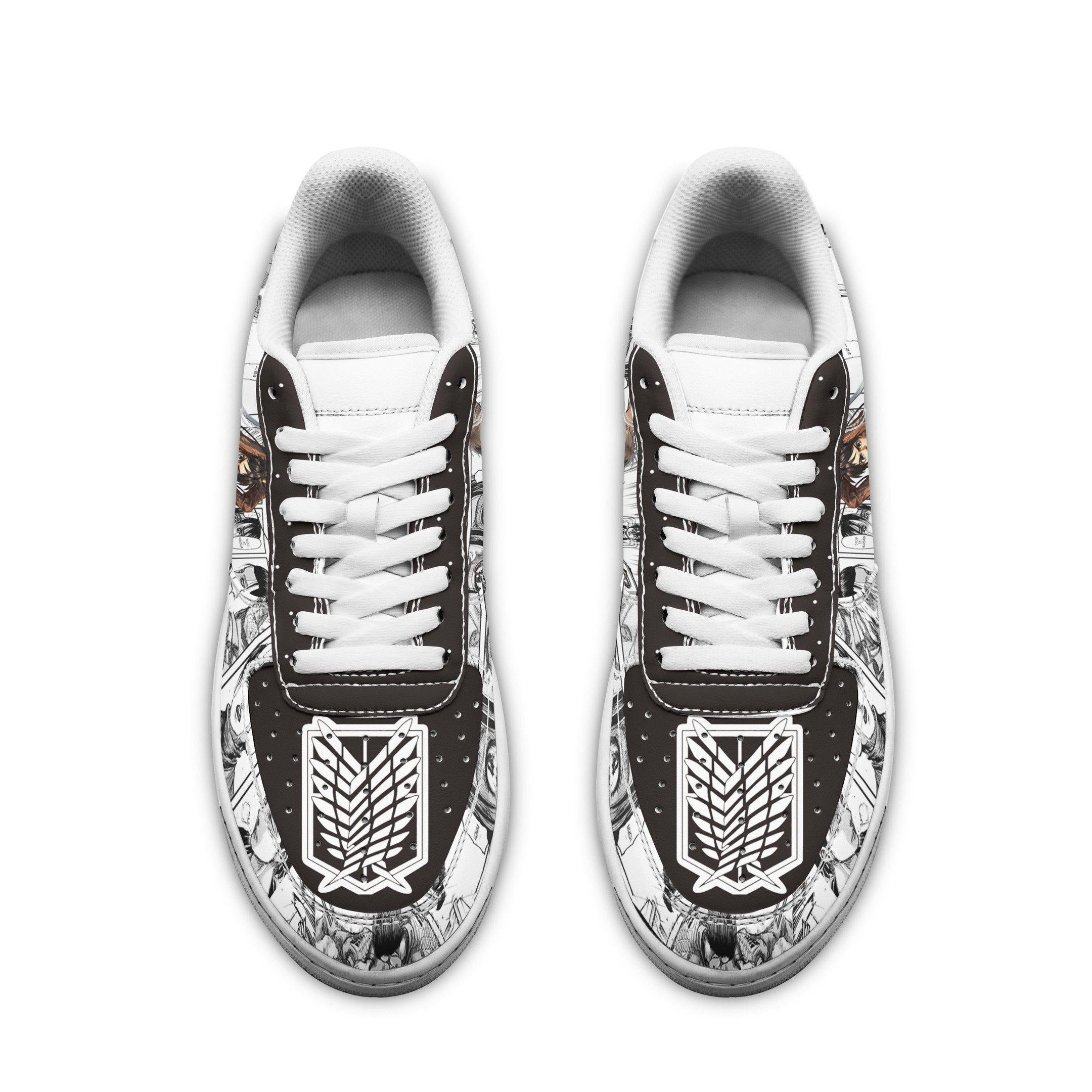 Attack On Titan Air Sneakers Custom Manga Mixed Anime Shoes
