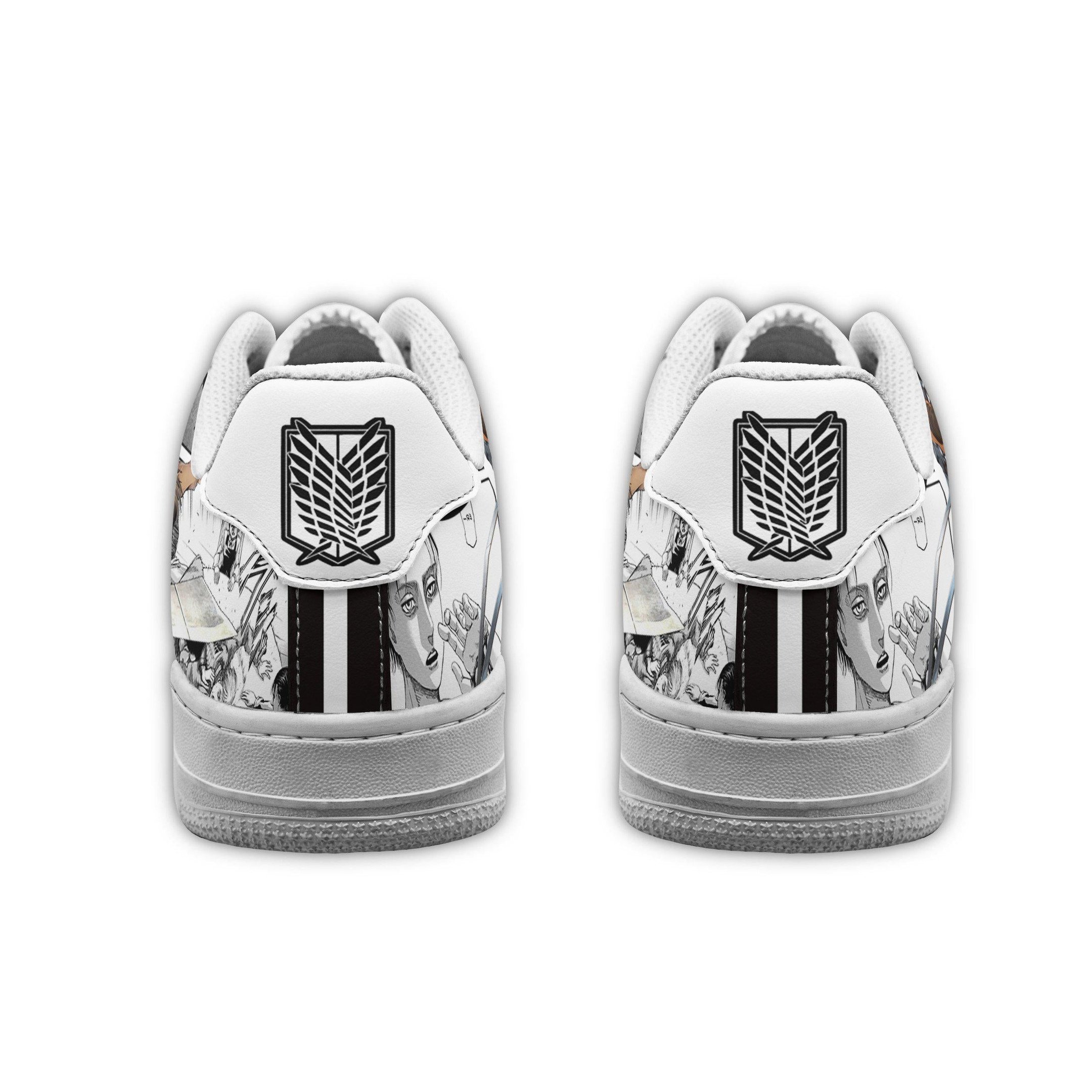 Attack On Titan Air Sneakers Custom Manga Mixed Anime Shoes