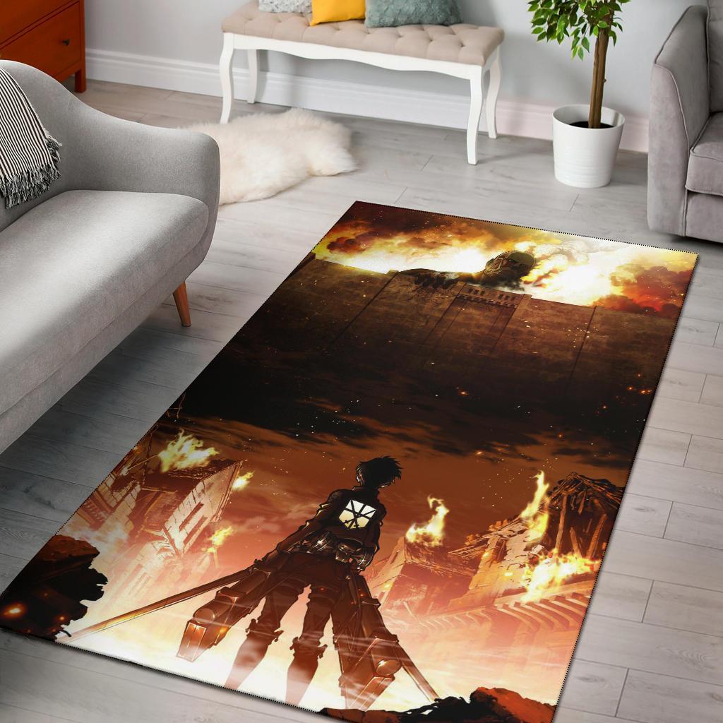 Attack On Titan Area Rectangle Rug