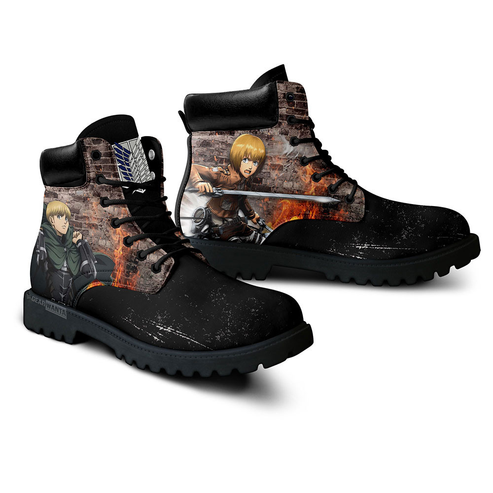 Attack On Titan Armin Arlert Boots Custom Anime Shoes