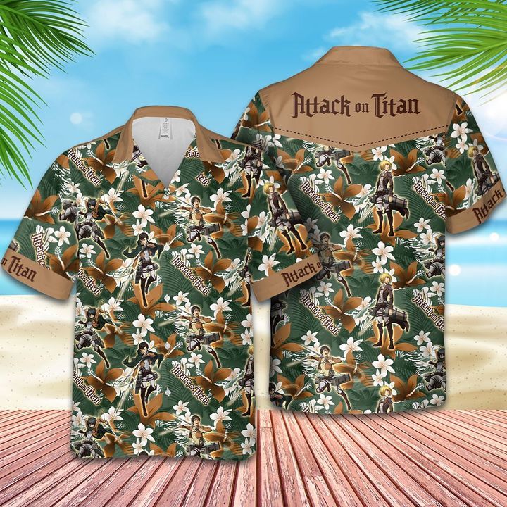 Attack on Titan Hawaiian shirt