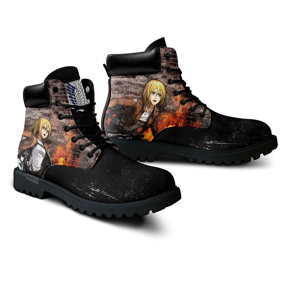 Attack On Titan Historia Reiss Boots Custom Anime Shoes