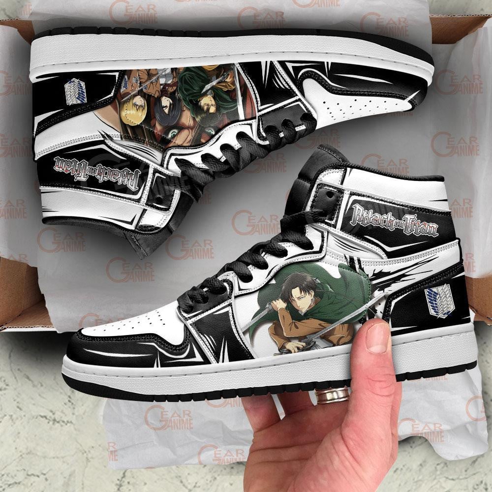 Attack On Titan JD1s Sneakers Anime Shoes For Fan, Air Jordan Hightop