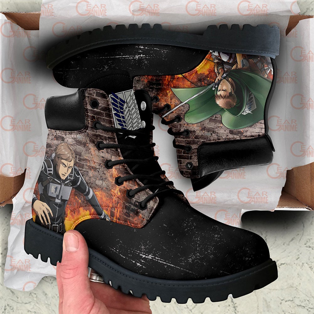 Attack On Titan Jean Kirstein Boots Custom Anime Shoes