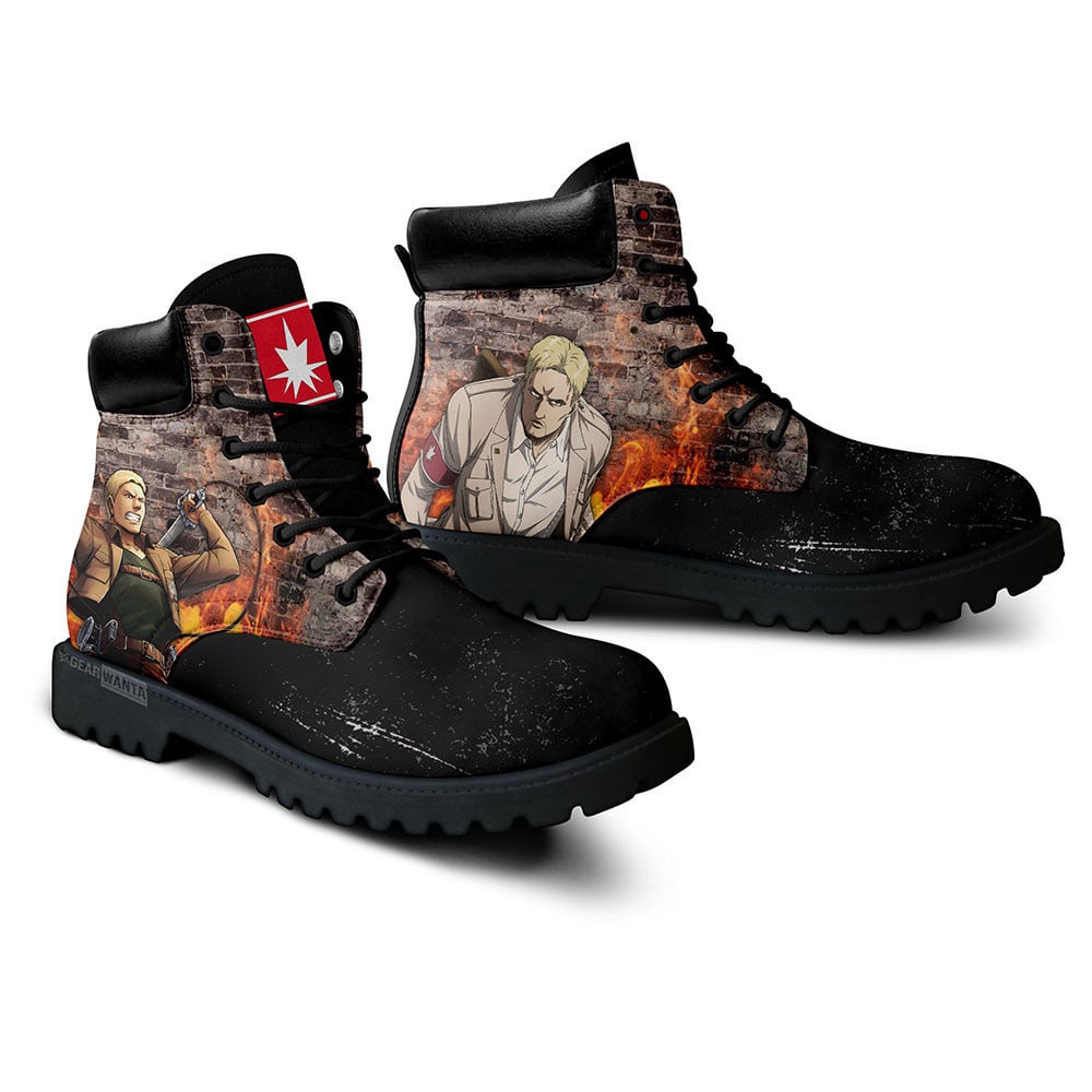 Attack On Titan Reiner Braun Boots Custom Anime Shoes