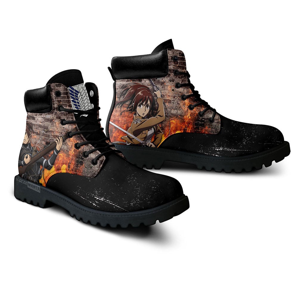 Attack On Titan Sasha Blouse Boots Custom Anime Shoes