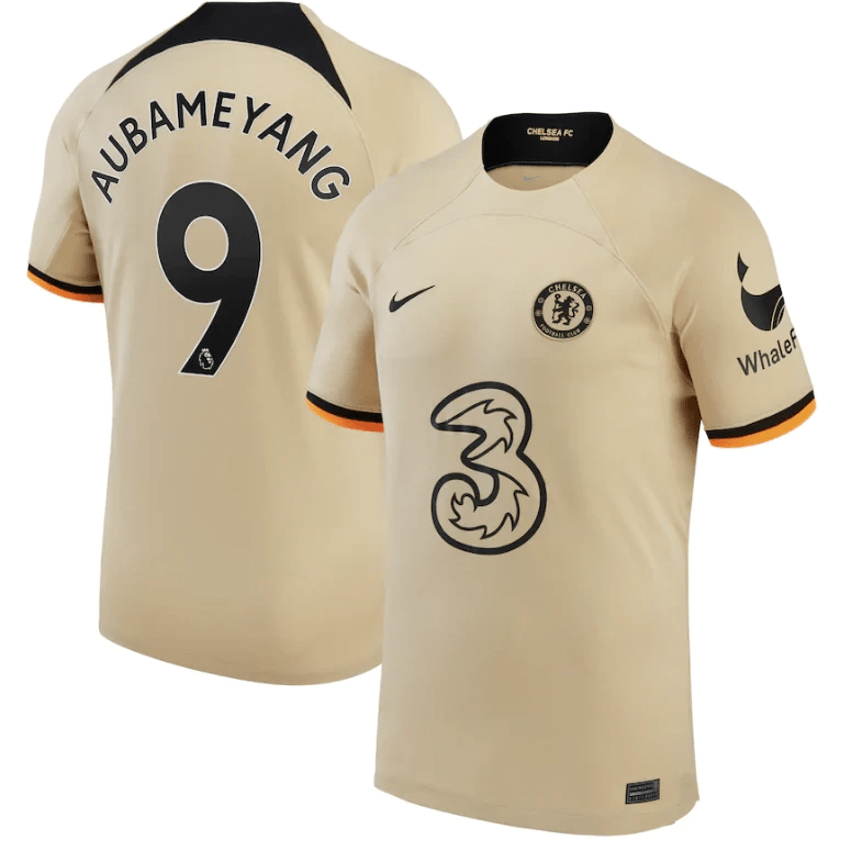 Aubameyang 9 Chelsea 2022/23 Third Soccer Jersey – Men
