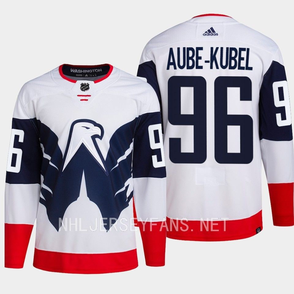 Aube-Kubel 96 Washington Capitals 2023 Stitched Jersey Stadium White Primegreen