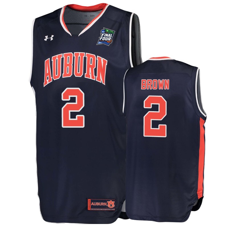 Auburn Tigers Bryce Brown #2 Navy 2019 Final-Four Jersey