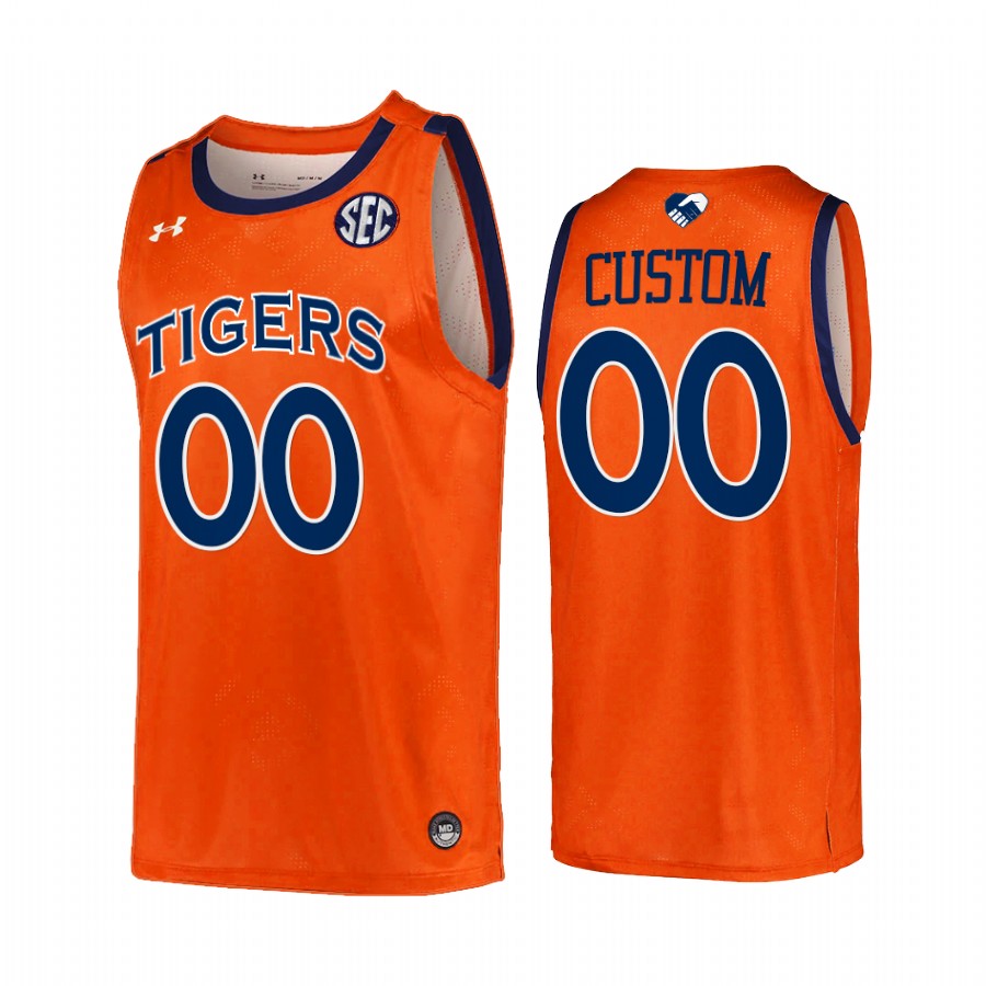 Auburn Tigers Custom Jersey 2022 College Orange Unite As One Uniform