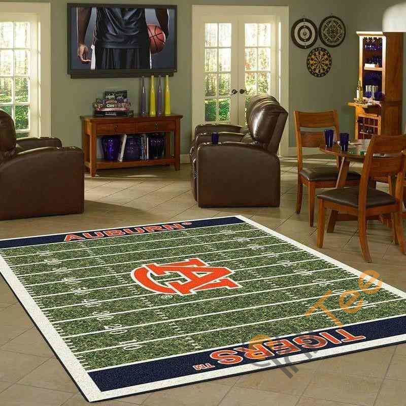 Auburn Tigers Home Field Area Rectangle Rug