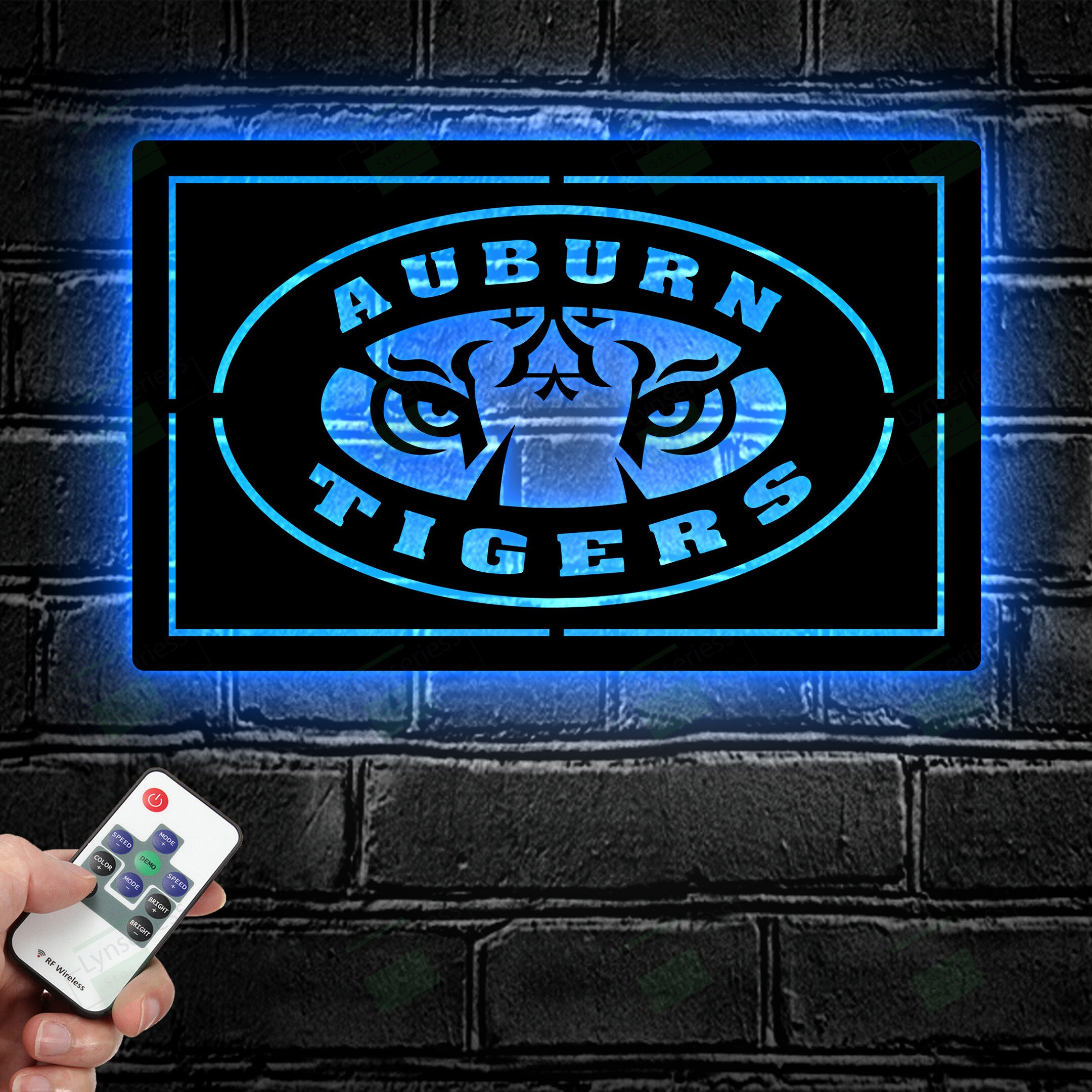 Auburn Tigers LED Metal Sign – Led light sign