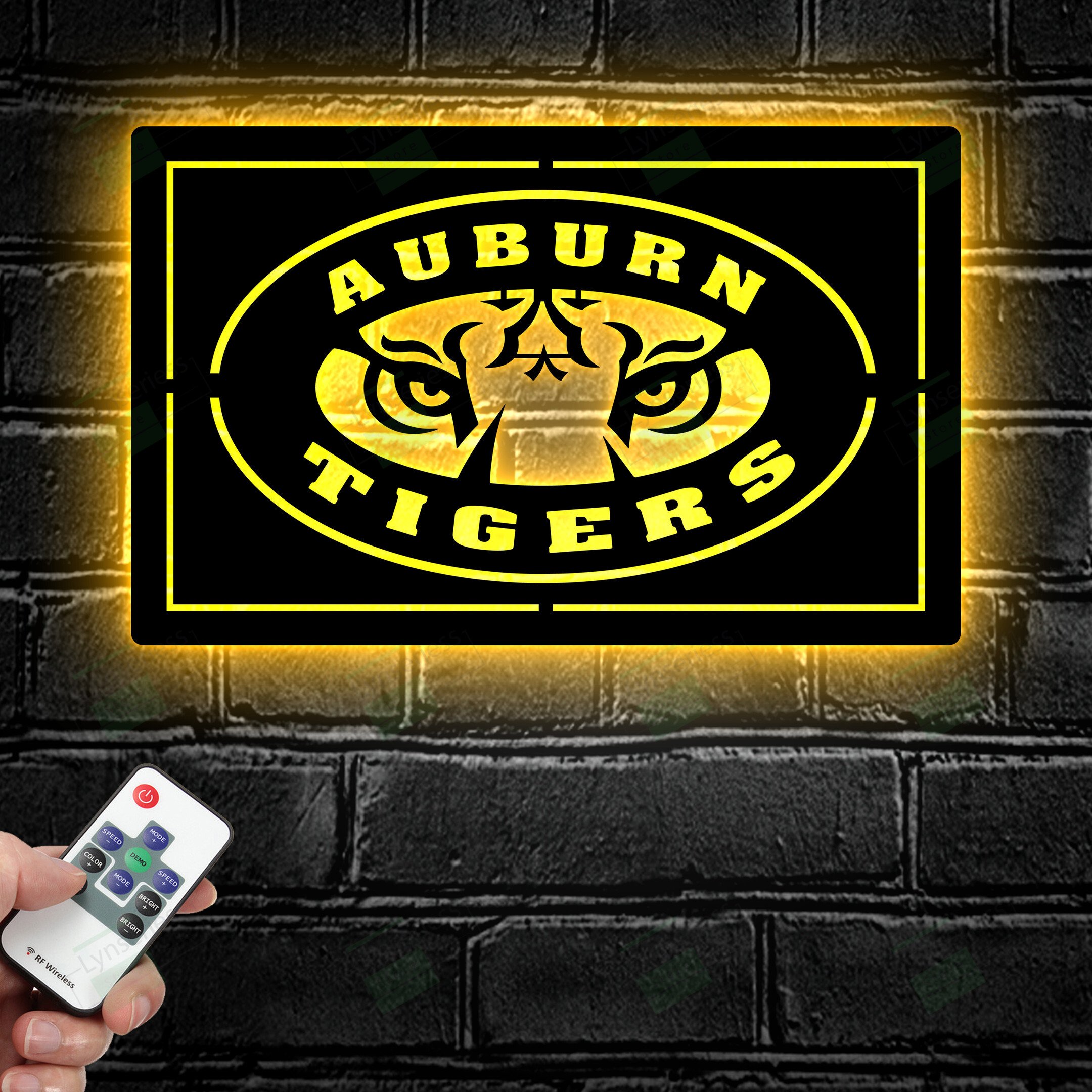 Auburn Tigers LED Metal Sign – Led light sign