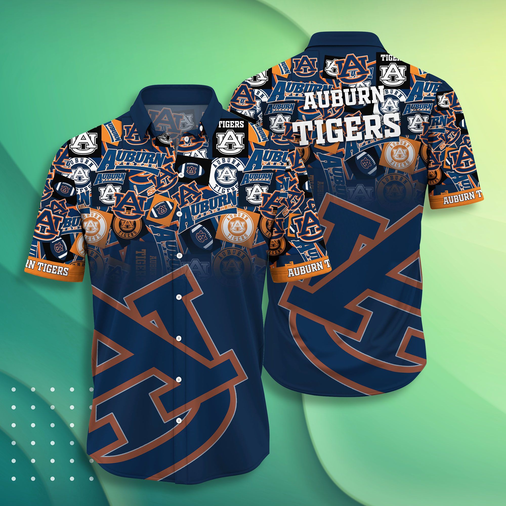 Auburn Tigers NCAA -Hawaii Shirt Style Hot Trending Summer-Hawaiian NACC