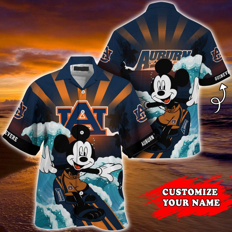 Auburn Tigers NCAA Summer Customized Hawaiian Shirt