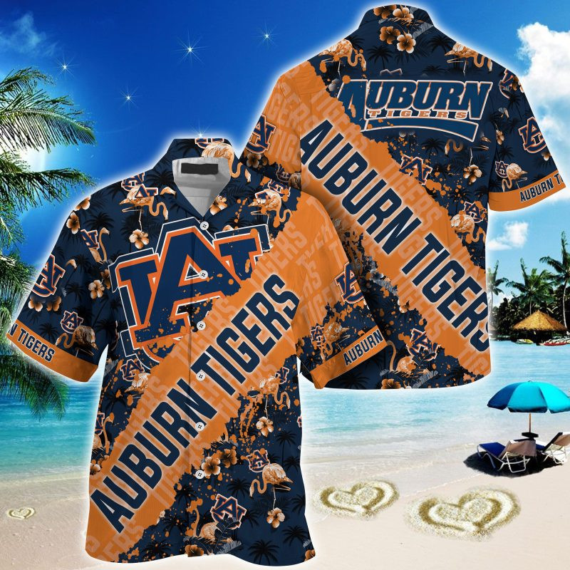 Auburn Tigers NCAA Trending Summer – Hawaii Shirt For This Season – Gift For Sport Lovers With Tropical Patterns