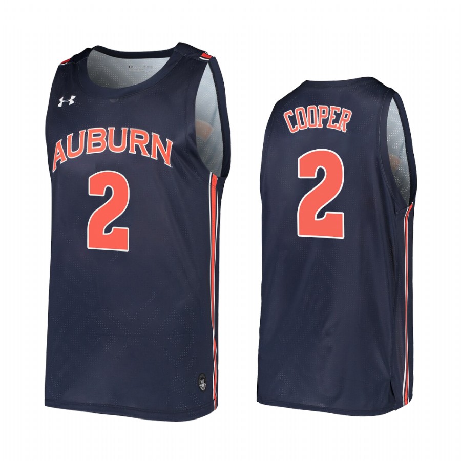 Auburn Tigers Sharife Cooper Jersey 2021 NBA Top Draft Navy College