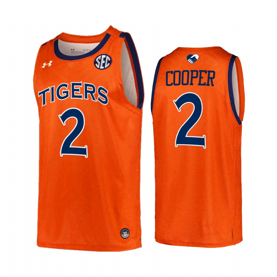 Auburn Tigers Sharife Cooper Jersey Alumni Player Orange Unite As One Uniform