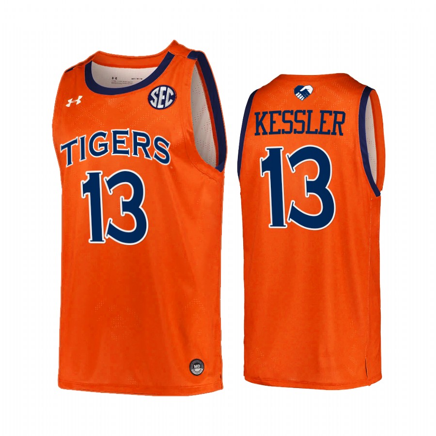 Auburn Tigers Walker Kessler Jersey 2022 College Orange Unite As One Uniform