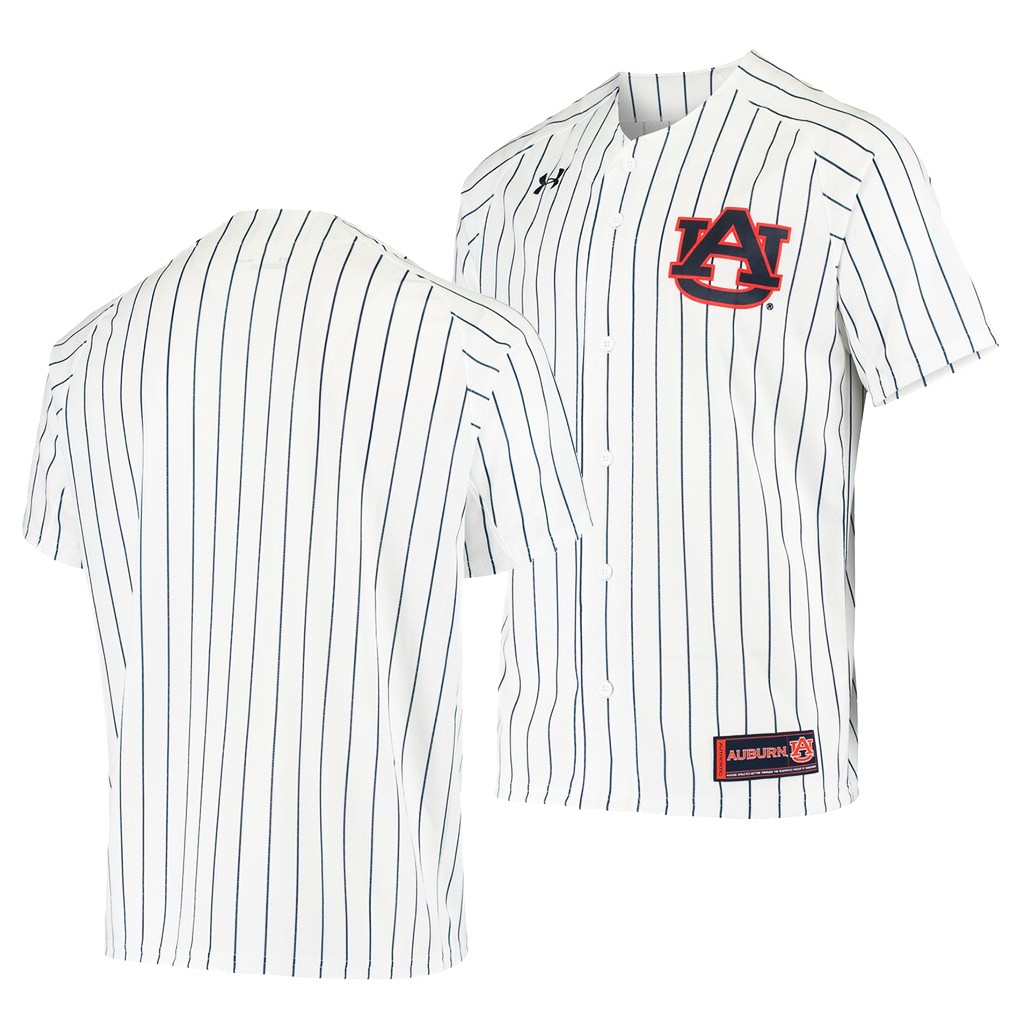 Auburn Tigers White Custom Jersey College