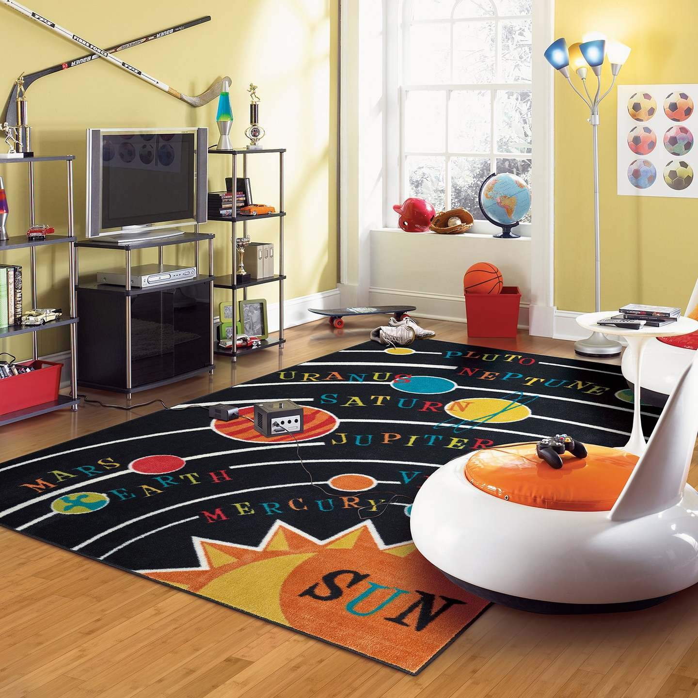 Aurora Solar System Limited Edition Rectangle Rug