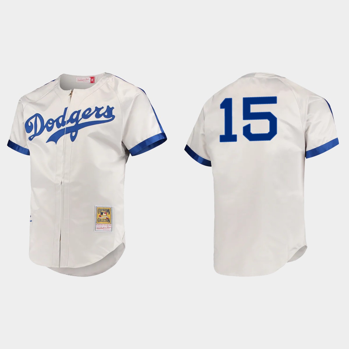 Austin Barnes Brooklyn Dodgers Cooperstown Jersey - Gray