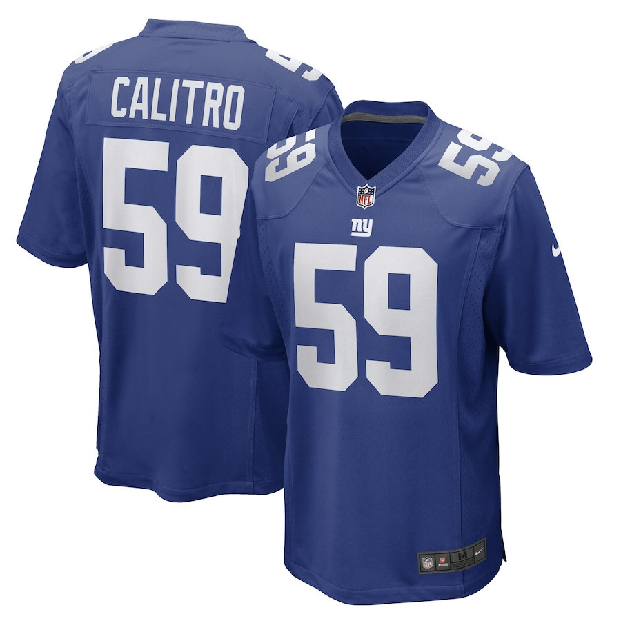 Austin Calitro New York Giants Stitched Jersey – Royal
