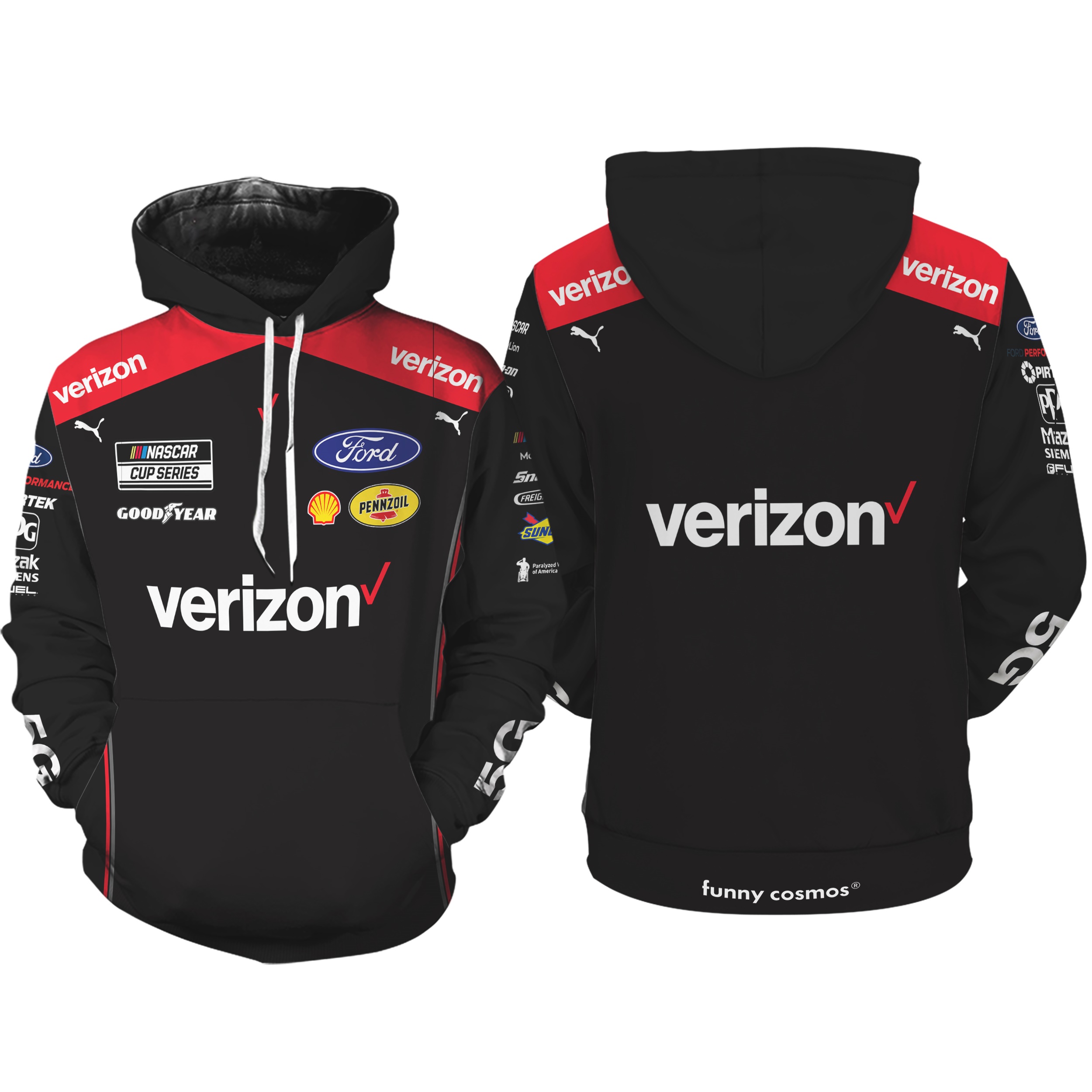 Austin Cindric Nascar 2022 Hoodie Racing Uniform Clothes Hoodie