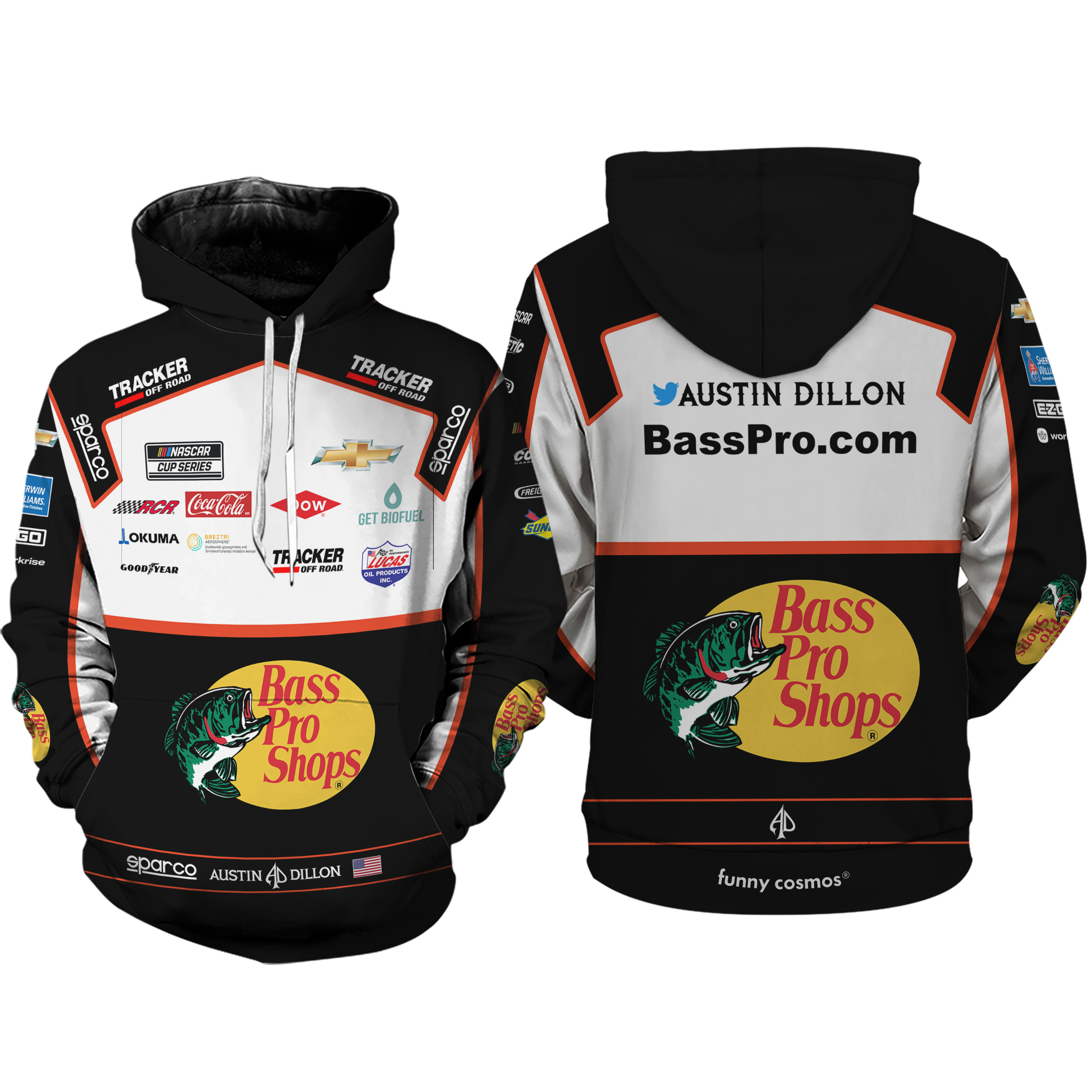 Austin Dillon Nascar 2022 Hoodie Racing Uniform Clothes Hoodie