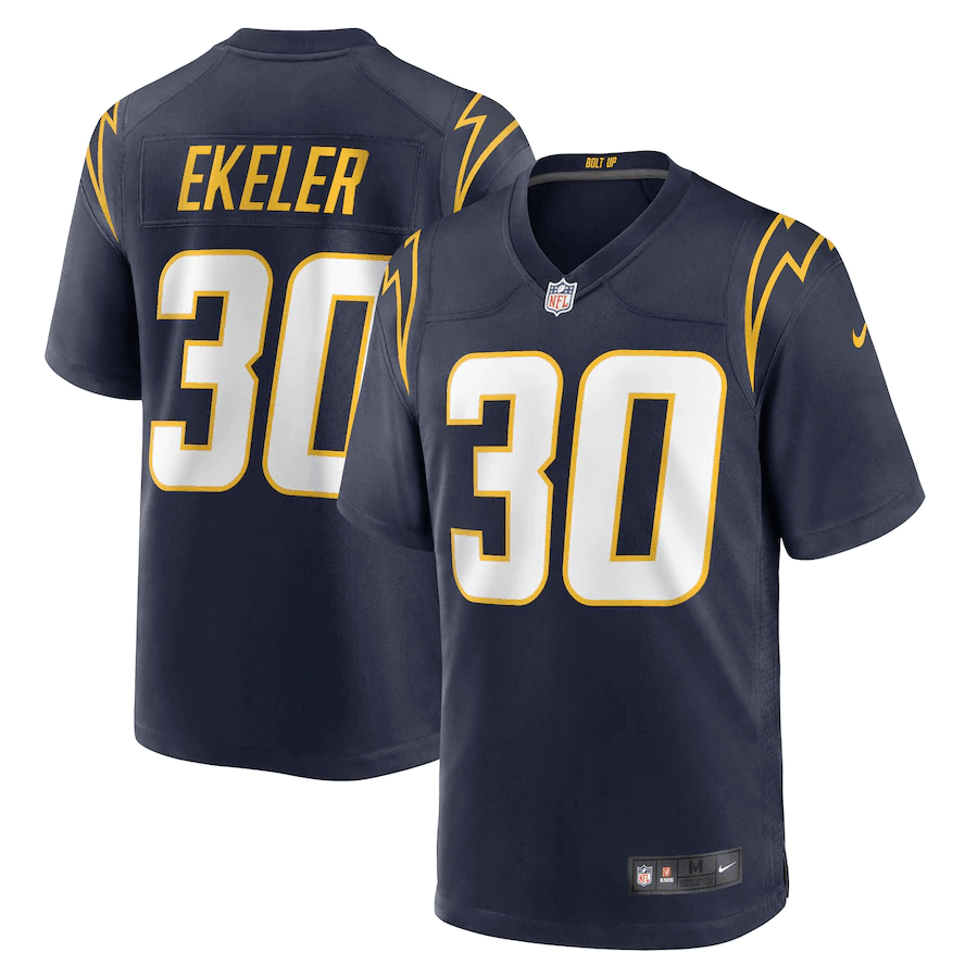 Austin Ekeler 30 Los Angeles Chargers Game Stitched Jersey – Navy