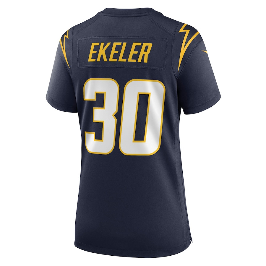 Austin Ekeler 30 Los Angeles Chargers Women’s Game Stitched Jersey – Navy