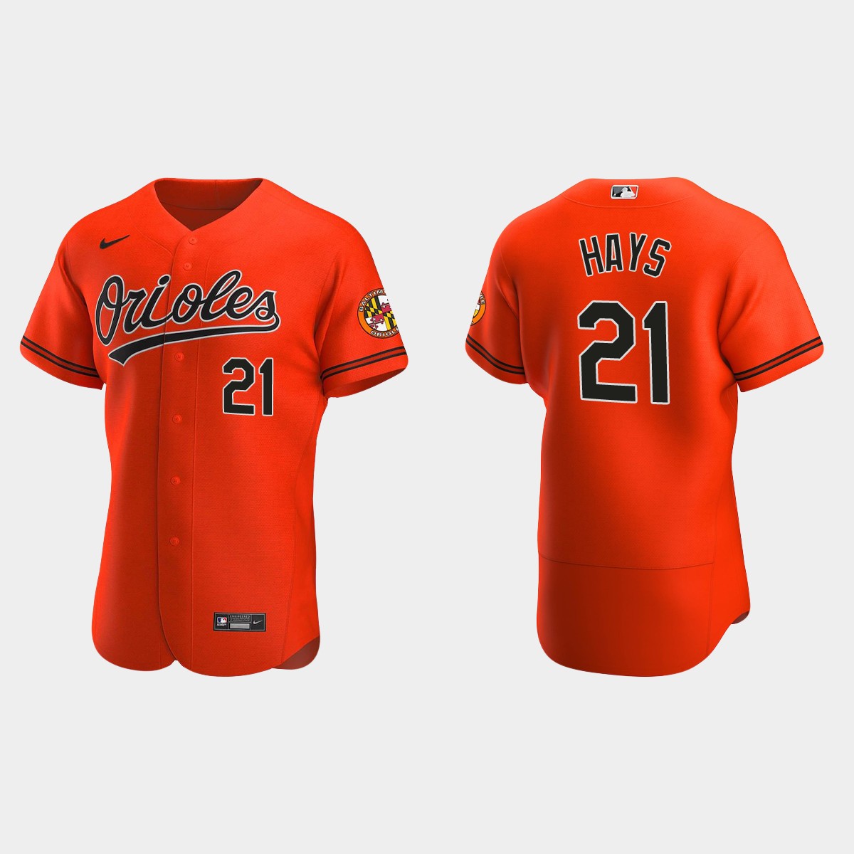 Austin Hays #21 Baltimore Orioles Alternate Jersey – Orange