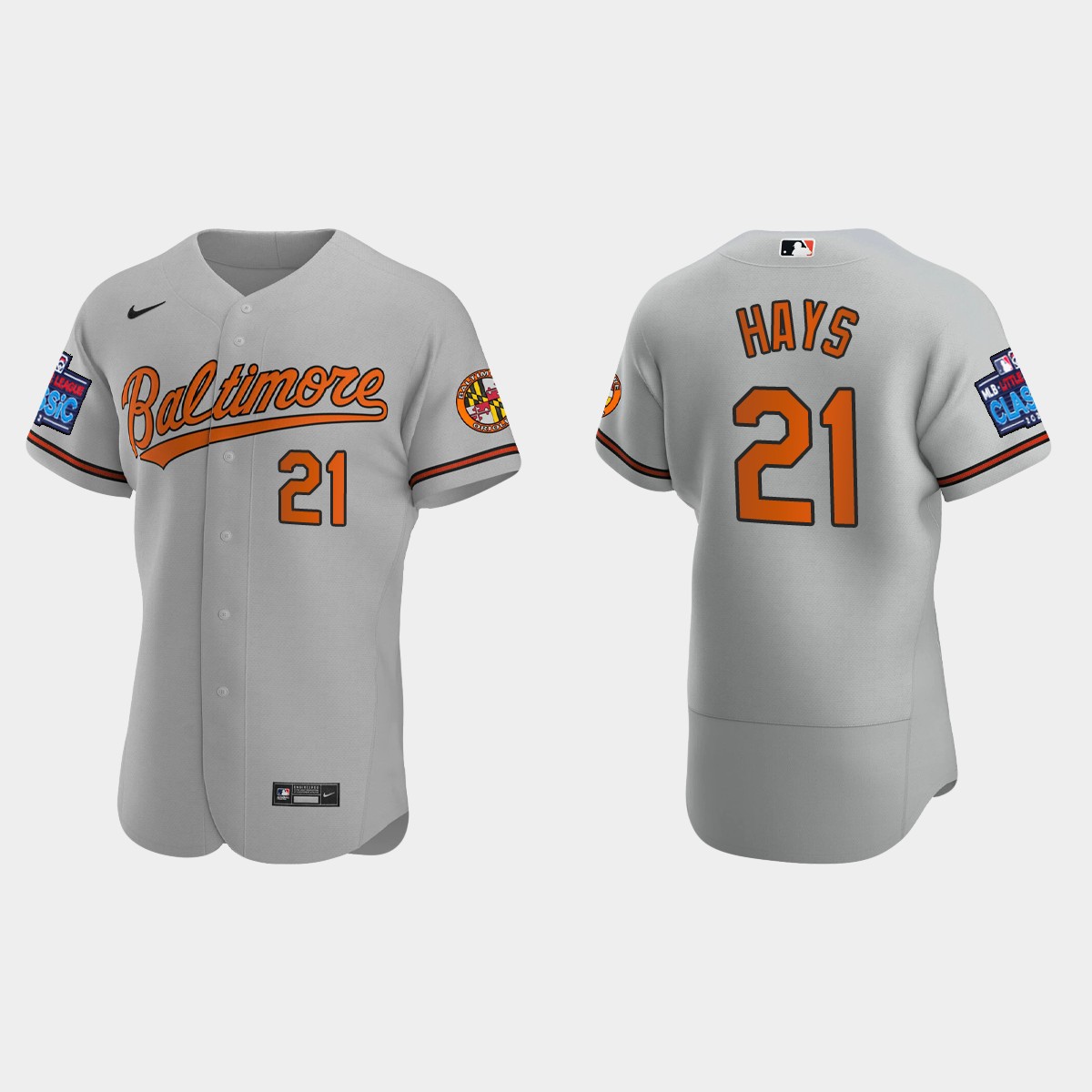 Austin Hays Baltimore Orioles 2022 Little League Classic Jersey - Gray