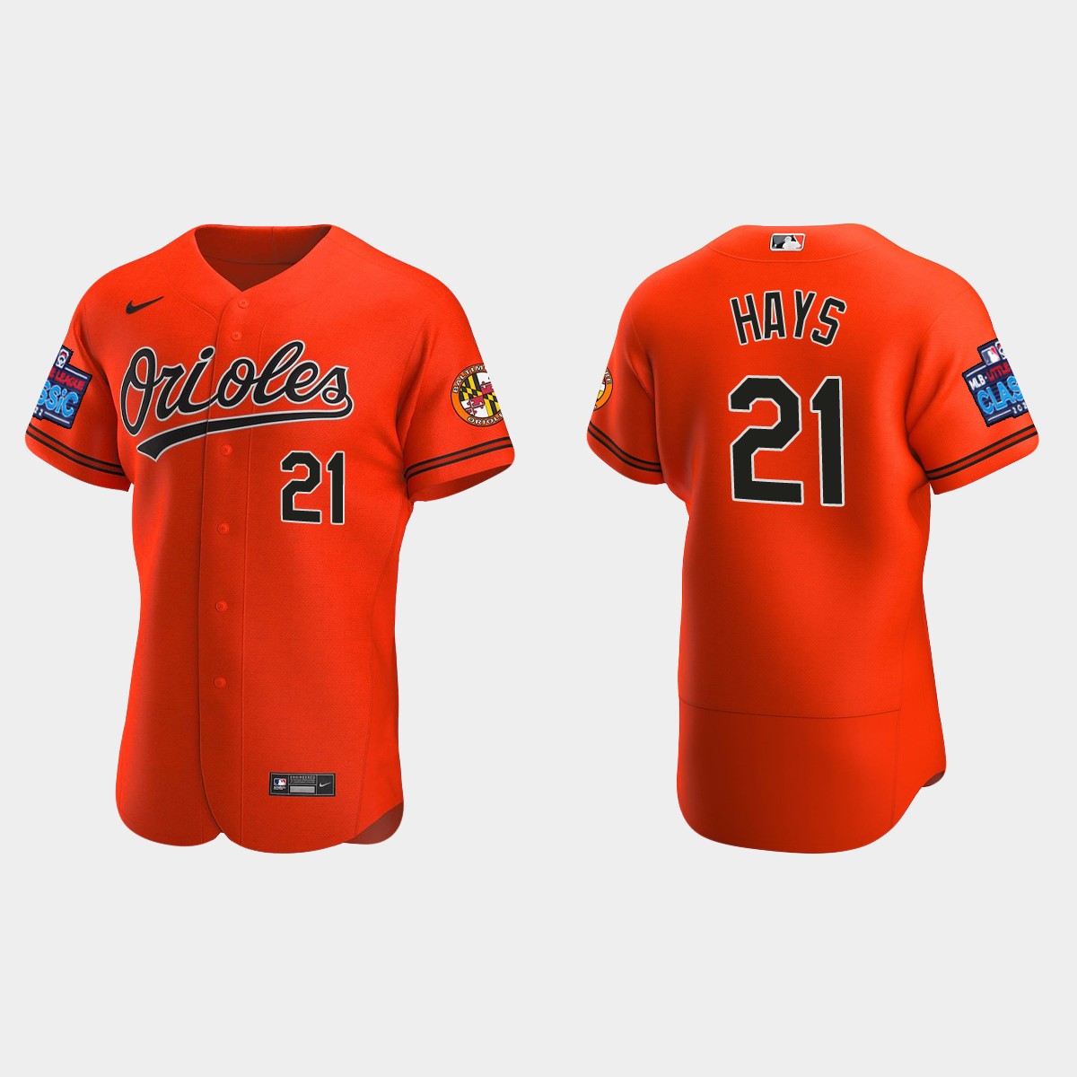 Austin Hays Baltimore Orioles 2022 Little League Classic Jersey - Orange