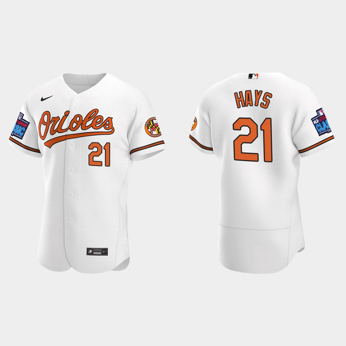 Austin Hays Baltimore Orioles 2022 Little League Classic Jersey – White