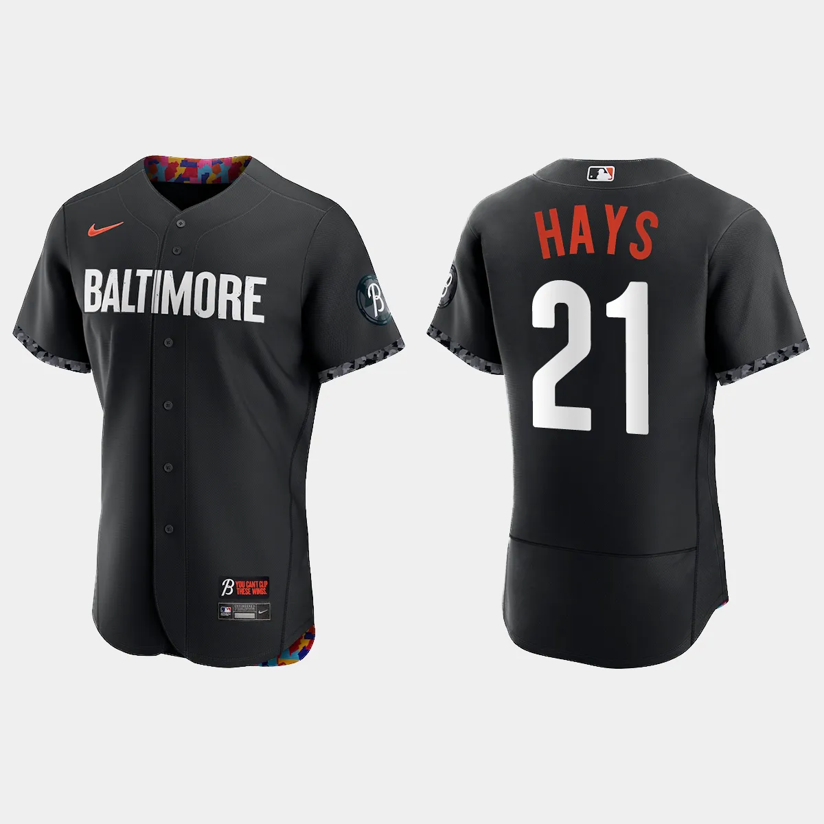 Austin Hays Baltimore Orioles 2023 City Connect Jersey – Black