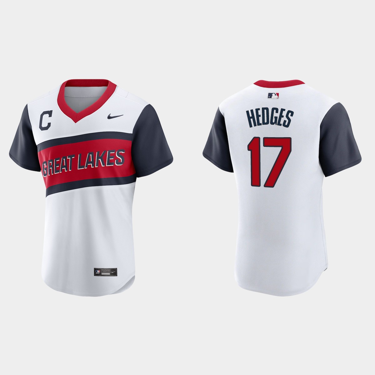 Austin Hedges Cleveland Indians 2021 Little League Classic Home Jersey – White