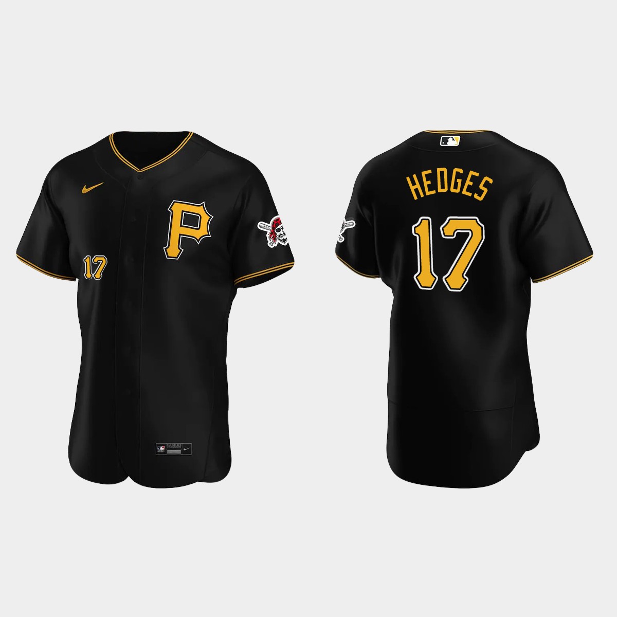Austin Hedges Pittsburgh Pirates Alternate Jersey – Black