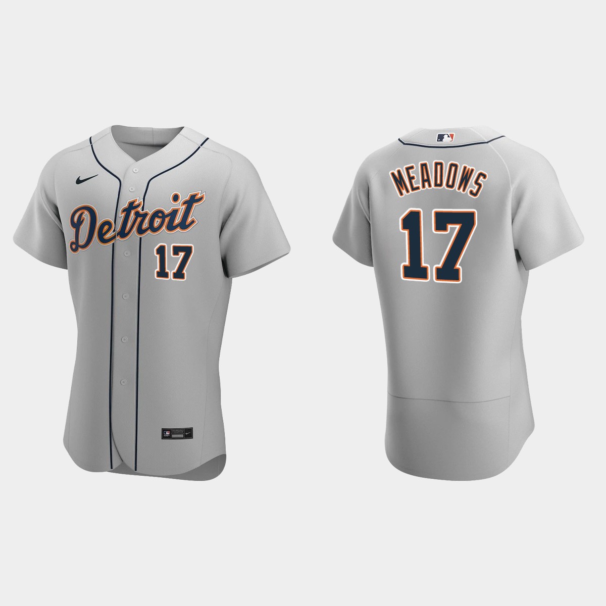 Austin Meadows Detroit Tigers Road Jersey - Gray