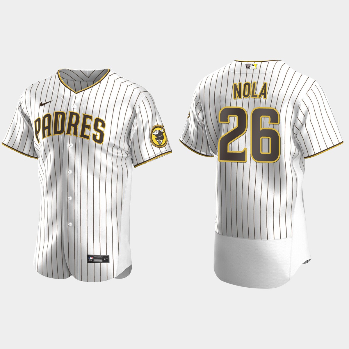 Austin Nola #26 San Diego Padres Alternate Jersey – White Brown