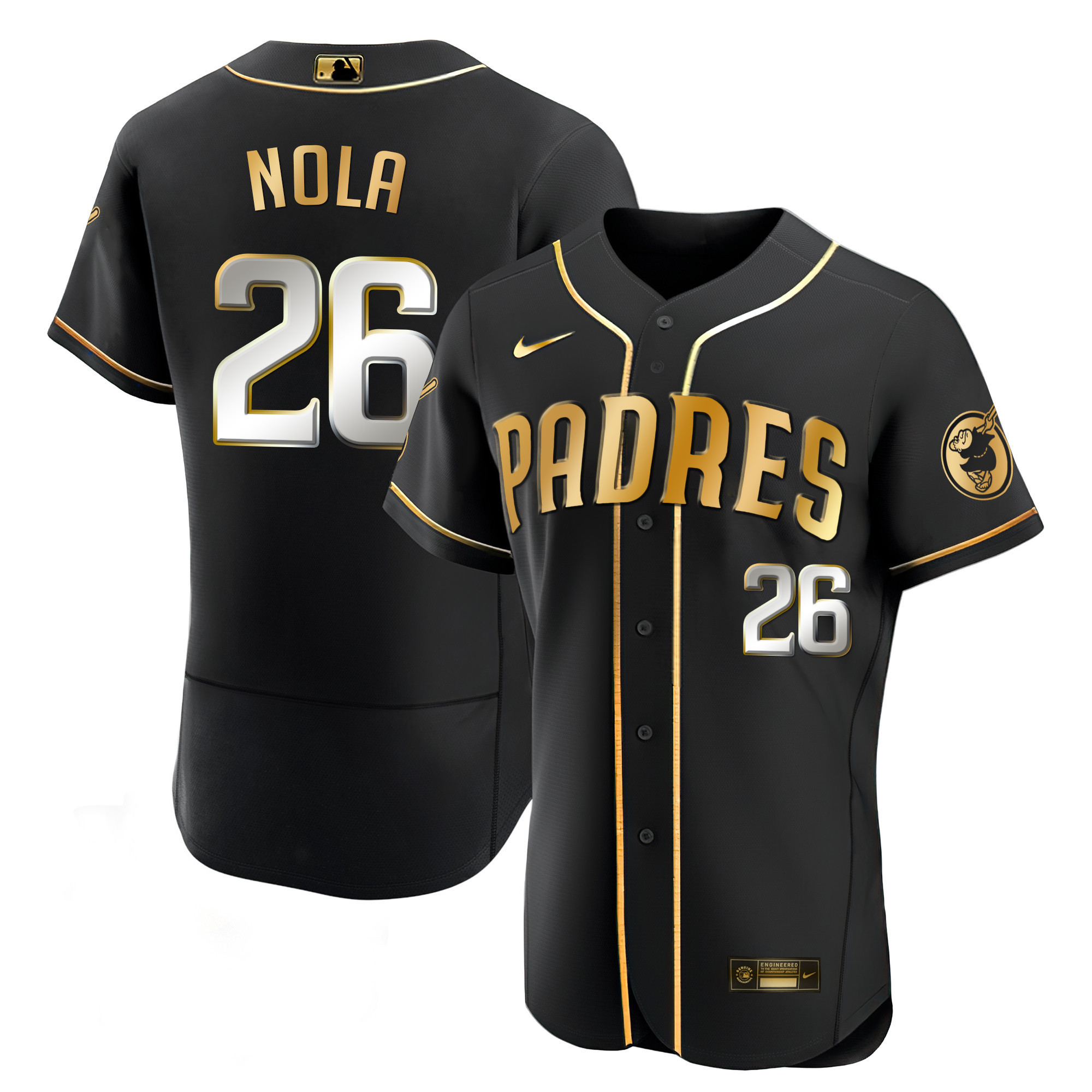 Austin Nola Men's San Diego Padres Black Limited Flex Black Limited Jersey - All Stitched