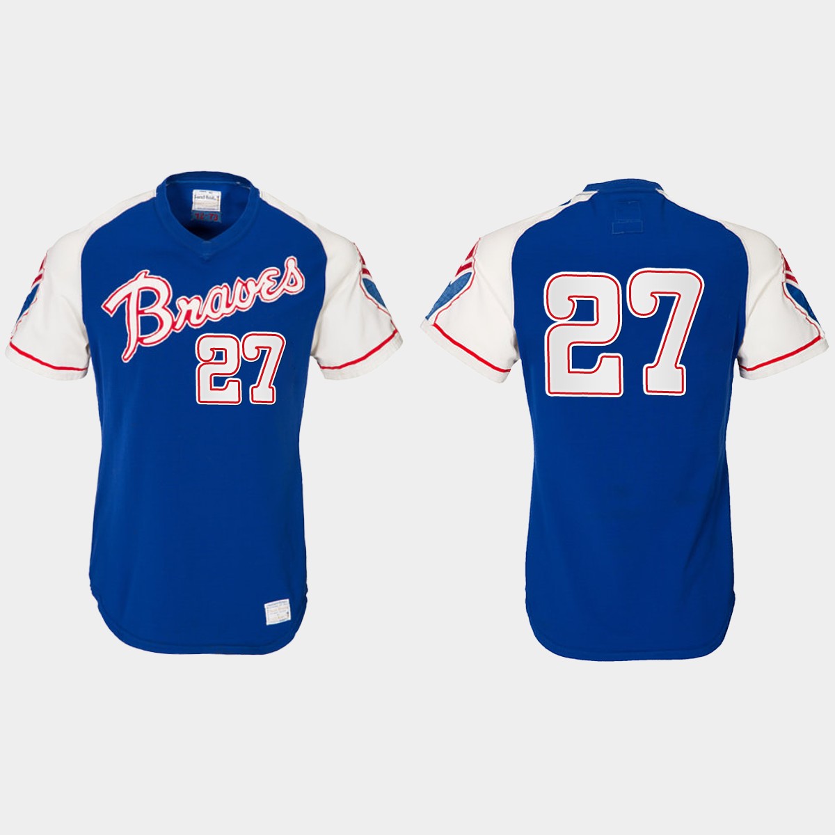 Austin Riley Atlanta Braves Heritage Throwback Jersey - Royal
