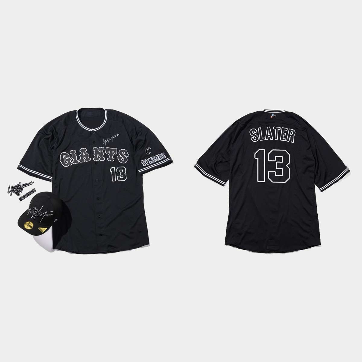 Austin Slater San Francisco Giants Yohji Yamamoto Capsule Series Jersey – Black