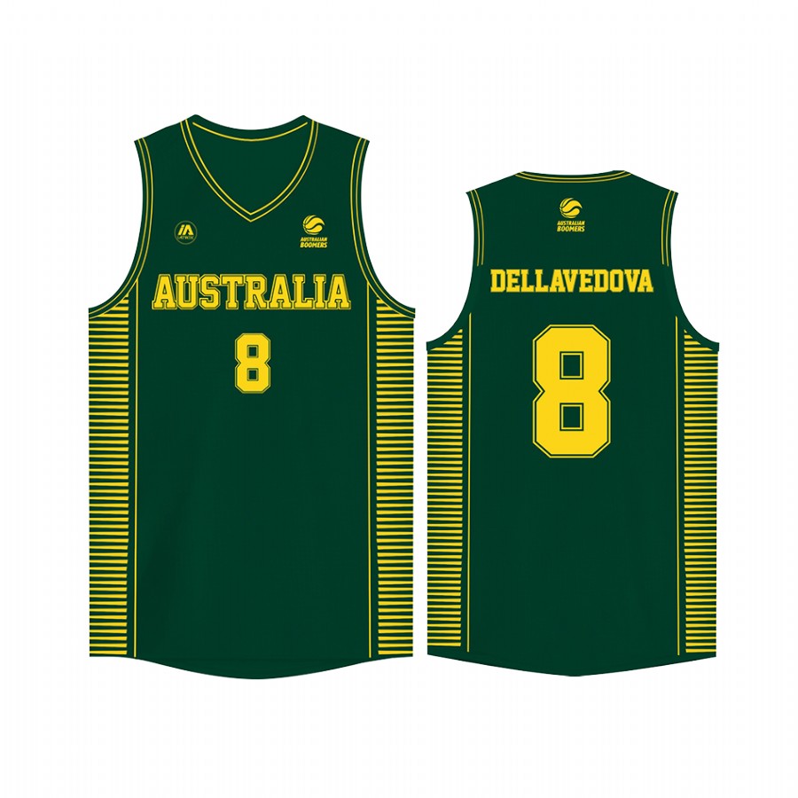 Australia Matthew Dellavedova Green Away Jersey
