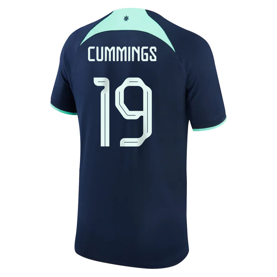 Australia National Team FIFA World Cup Qatar 2022 Jason Cummings 19 – Patch Away Men Soccer Jersey