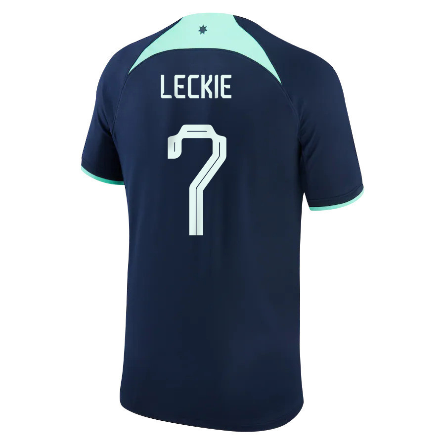 Australia National Team FIFA World Cup Qatar 2022 Mathew Leckie 7 – Patch Away Men Soccer Jersey