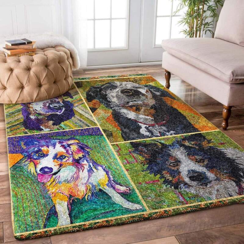 Australia Shepherd Limited Edition Rectangle Rug