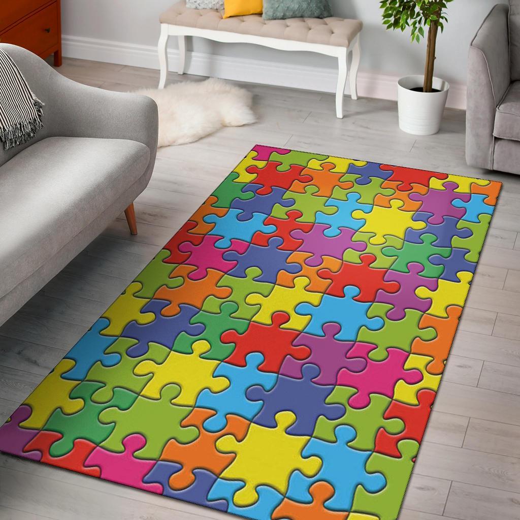 Autism Area Rectangle Rug